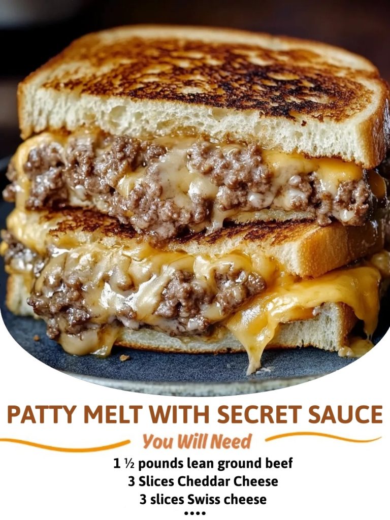 Patty Melt with Secret Sauce