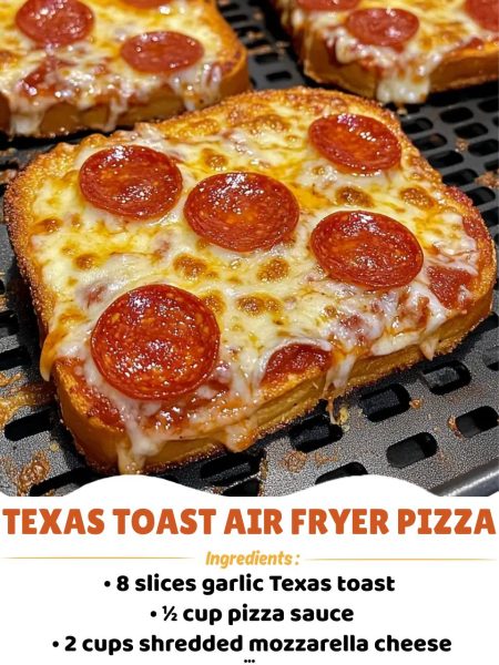 Texas Toast Air Fryer Pizza