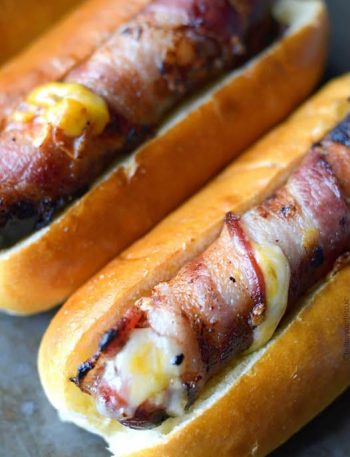 Bacon-wrapped Hot Dogs