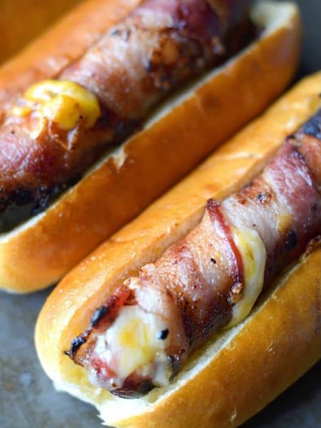Bacon-wrapped Hot Dogs