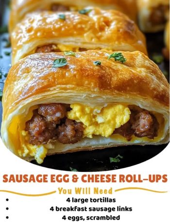 Sausage Egg & Cheese Roll-Ups